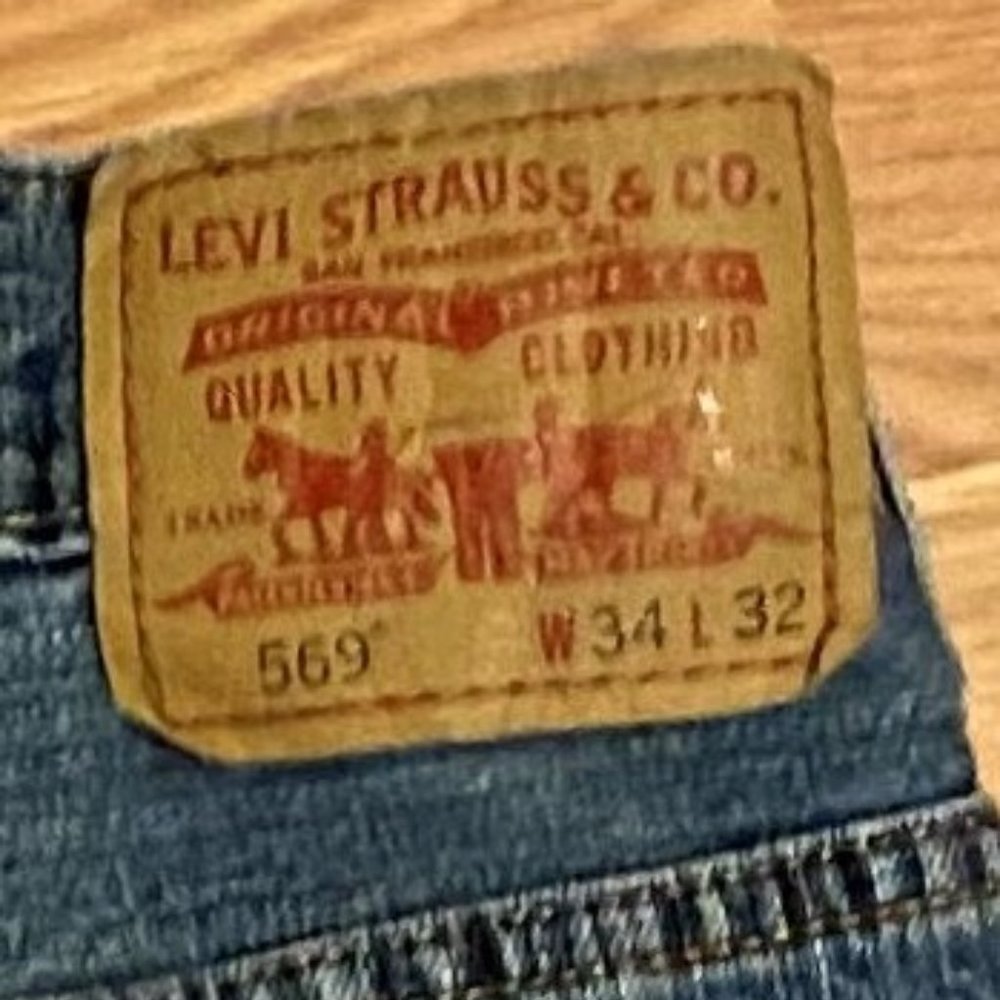 Levi's 569 Loose Straight 34x32 Jeans